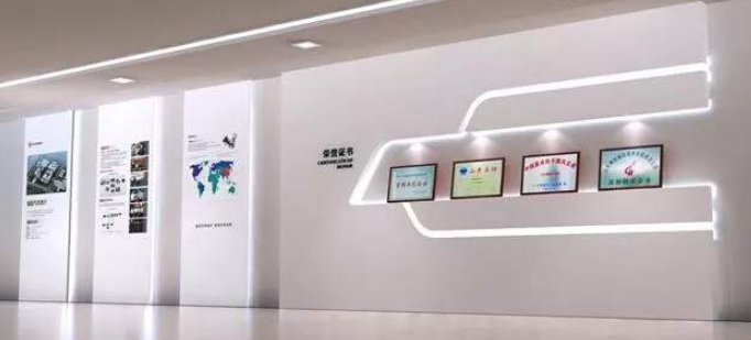 企業(yè)文化墻宣傳展板設計圖片