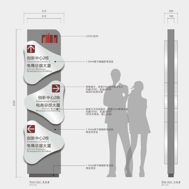 商場(chǎng)寫字樓 導(dǎo)視系統(tǒng) 標(biāo)識(shí)系統(tǒng)