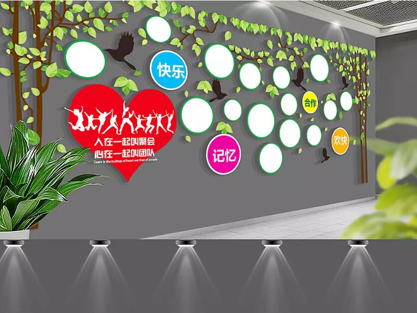 北京時代龍城科技有限責任公司企業文化墻團隊創意設計