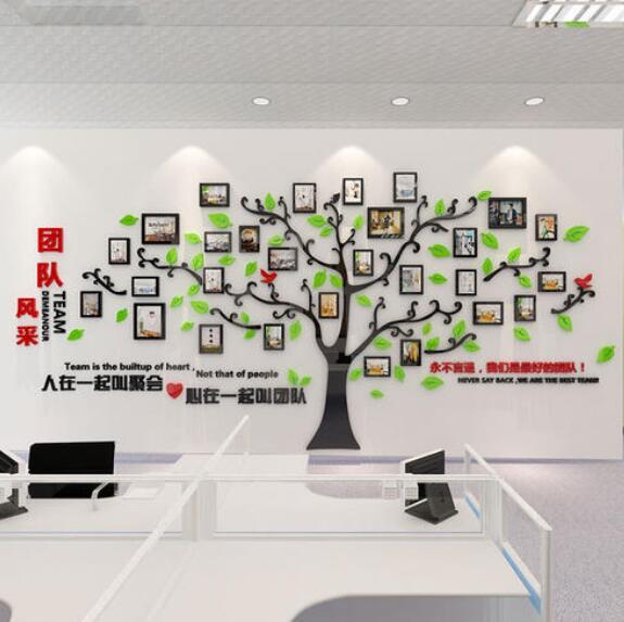 北京鴻鷗成運科技有限公司企業文化墻團隊創意設計