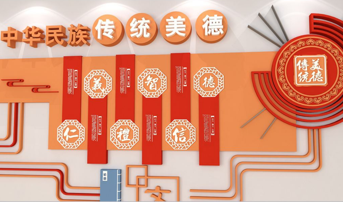 校園文化墻 傳統文化圖片