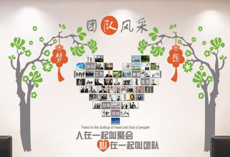 公司團隊企業(yè)文化墻學校班級圖片