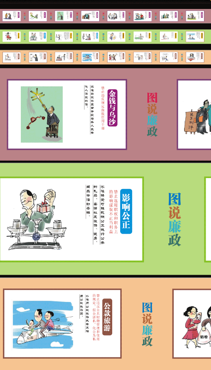 卡通公司文化墻部門風采海報源文件制作