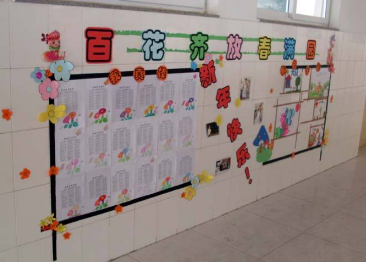 小學班級文化墻布置圖片