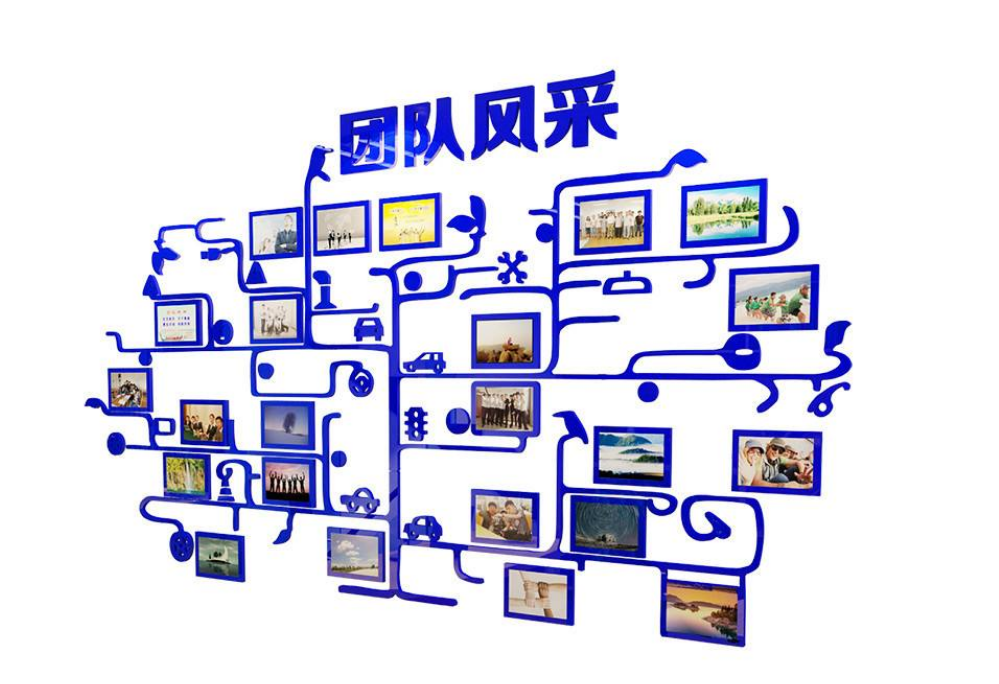 時(shí)尚創(chuàng)新企業(yè)團(tuán)隊(duì)文化墻