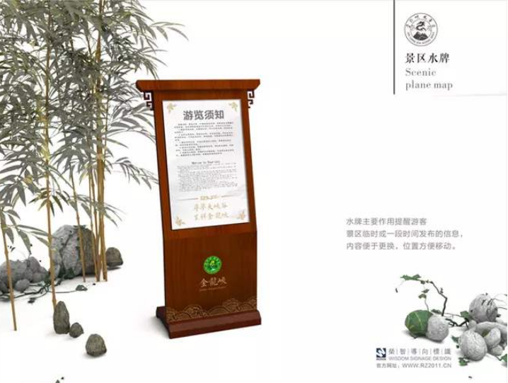 旅游景區(qū)導(dǎo)視牌制作效果圖