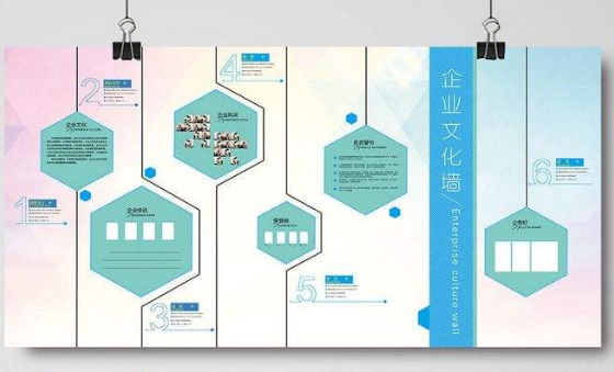 公司企業風采勵志文化墻貼紙照片墻