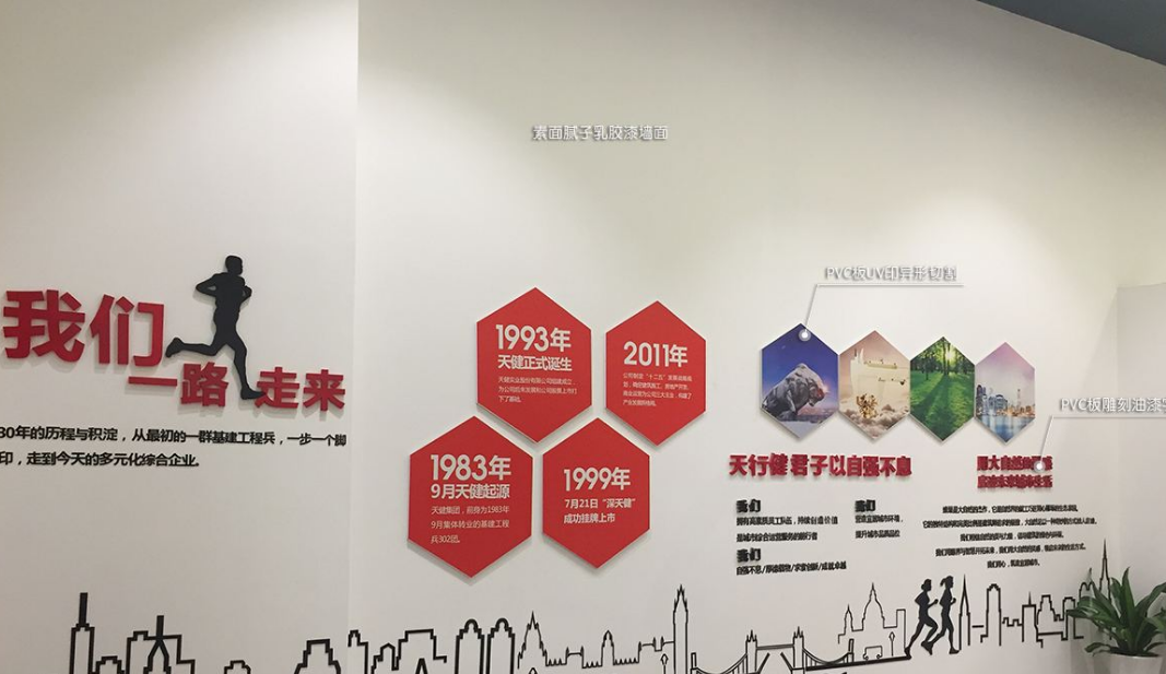 企業(yè)文化墻立體雕刻造型照片墻