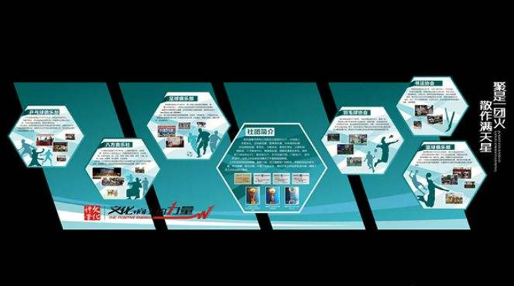 大氣企業(yè)文化墻展板圖片