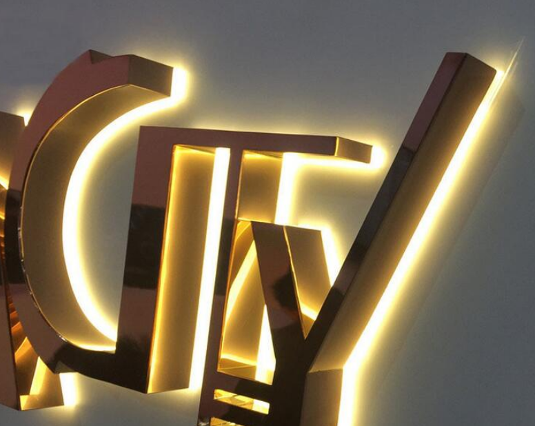 背發光字 電鍍鈦金字