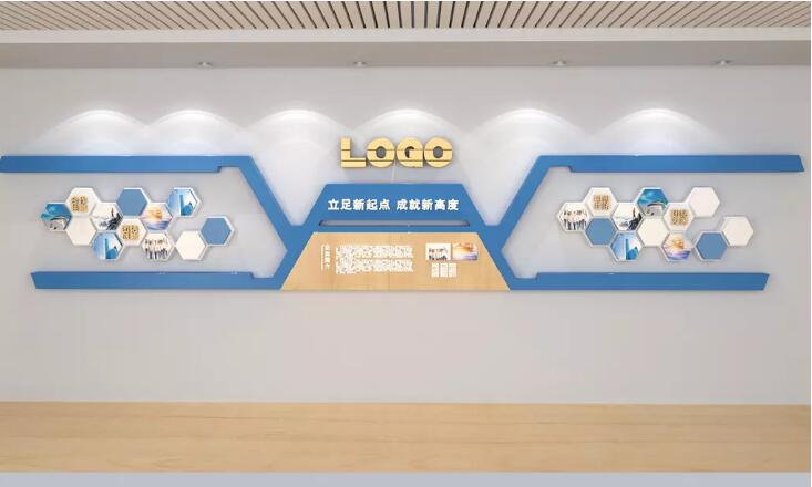 北京logo科技有限公司企業(yè)員工文化墻制作效果圖