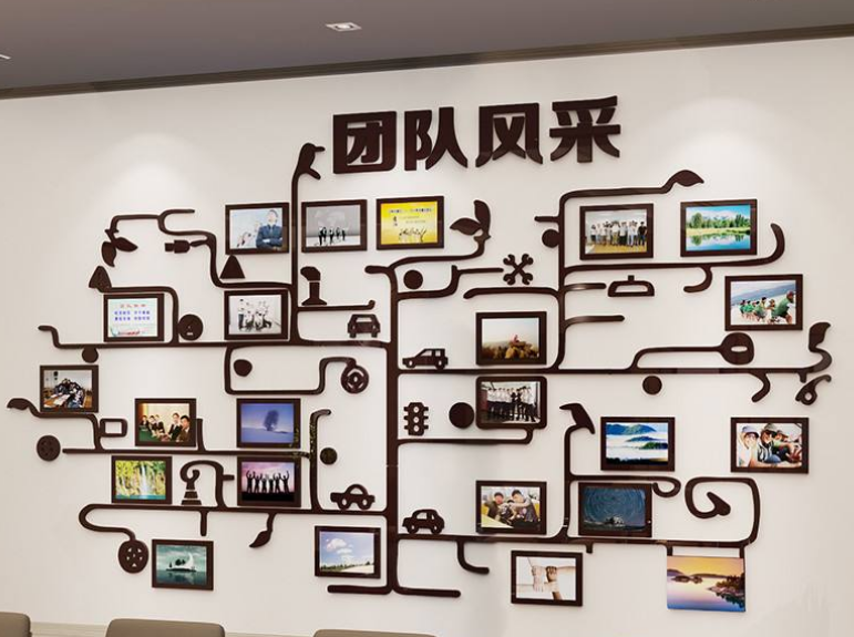 行政公司勵志標語墻貼3d亞克力立體墻貼企業(yè)團隊辦公室文化墻制作