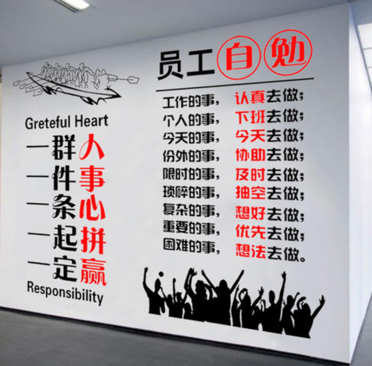 企業(yè)文化墻團(tuán)隊(duì)勵(lì)志創(chuàng)意海報(bào)標(biāo)語