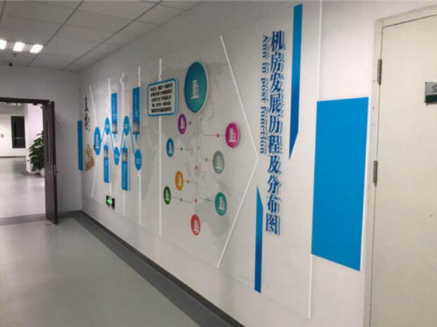 建筑公司文化墻制作效果圖