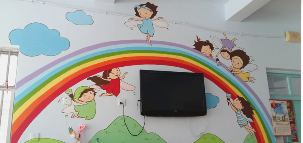 濟南升輝幼兒園墻體彩繪