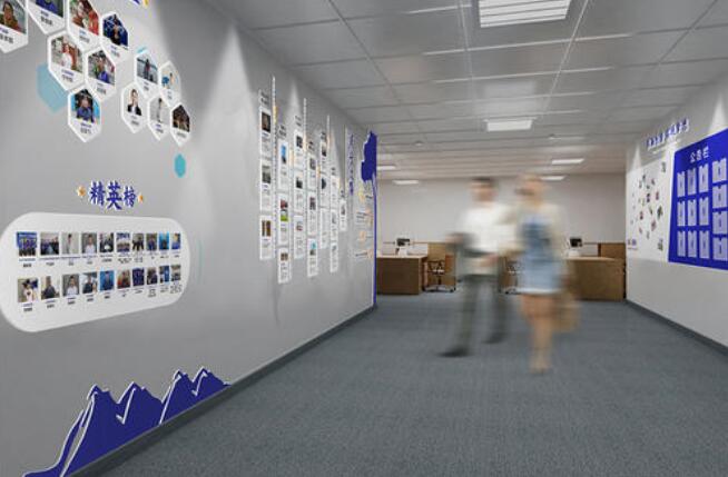 旅游企業文化展示墻設計