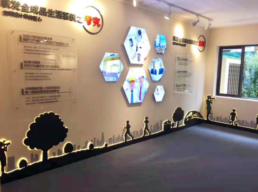 背景墻設計制作廈門金逗號讓你的企業文化墻亮起來
