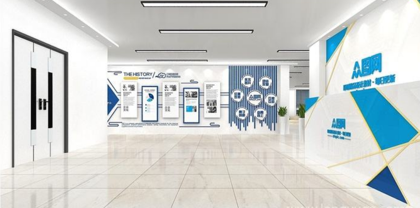大型企業形象墻文化展板