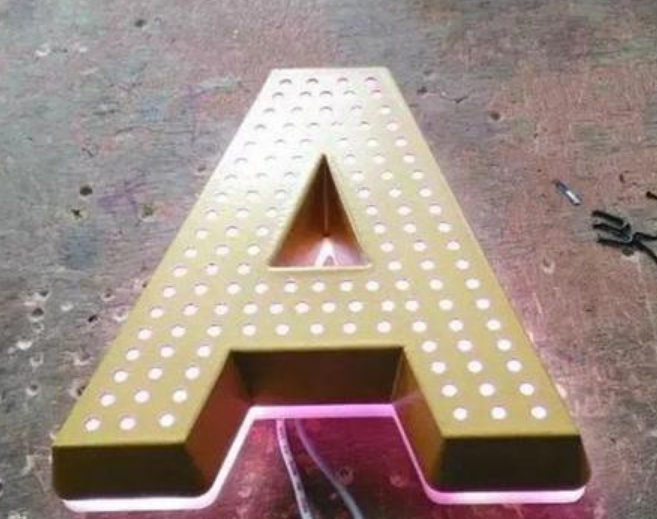  led外露發光字 鏡面不銹鋼側面發光字