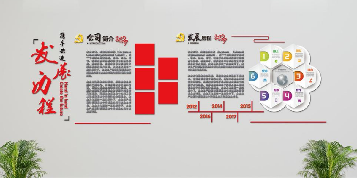 高端立體企業(yè)文化墻設(shè)計(jì)圖片