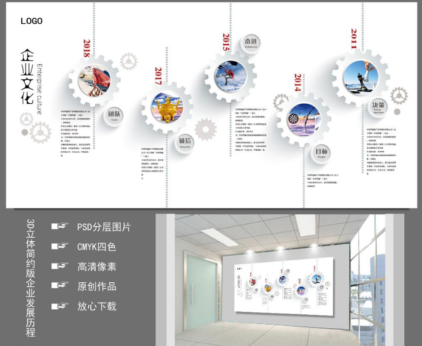 企業文化墻效果圖2