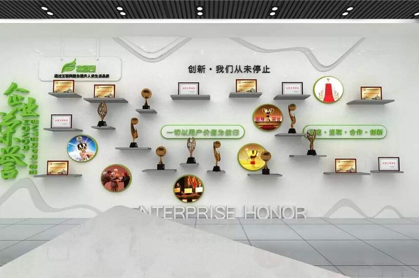 企業(yè)發(fā)展歷程文化墻制作效果圖