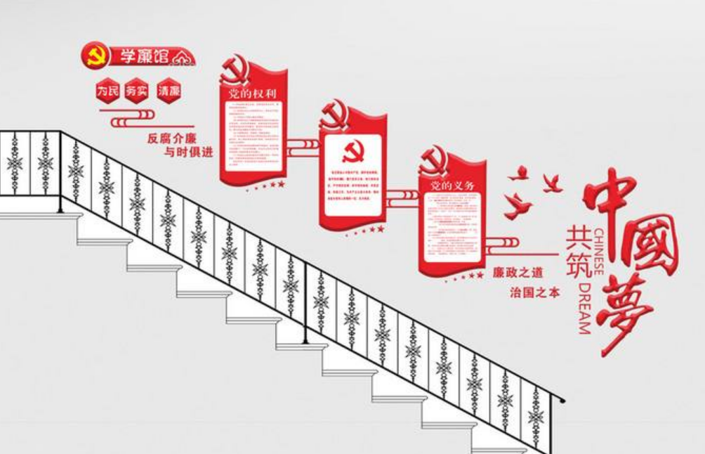 大型3d立體企業(yè)樓梯文化墻cdr矢量圖員工風(fēng)采展示墻