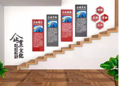 樓梯文化墻 廉政展板圖片