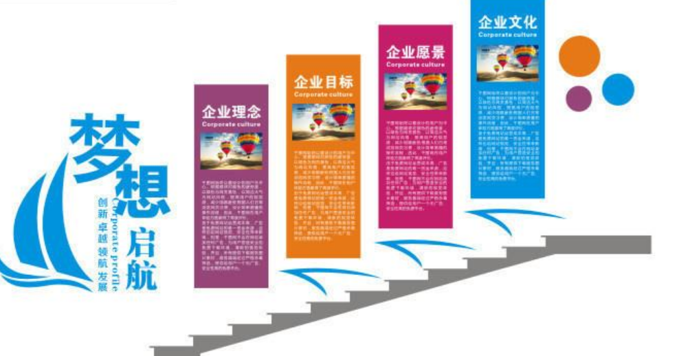 中國(guó)風(fēng)勵(lì)志校園樓梯文化墻學(xué)校展板