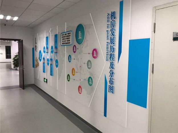 企業走廊文化墻制作效果圖