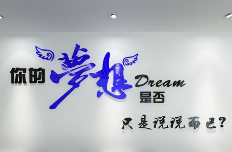 公司勵志標語亞克力墻貼企業文化墻布置辦公室員工風采照片墻