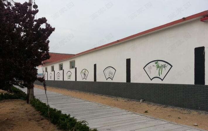 特色街道文化墻彩繪制作效果圖