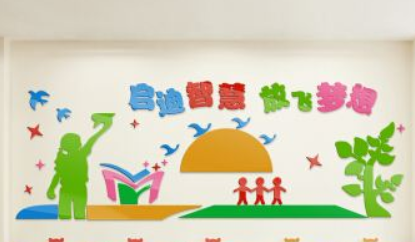 幼兒園校園班級(jí)文化墻裝飾墻貼教室兒童房布置3d立體