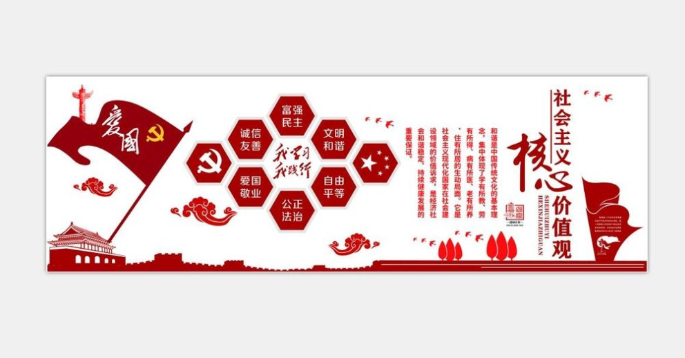 社會主義核心價(jià)值觀黨建文化政府圖片