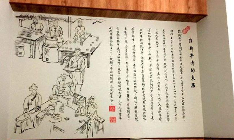 火鍋店手繪墻繪墻體彩繪