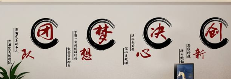 企業(yè)文化墻一群人團(tuán)隊(duì)員工風(fēng)采照片墻