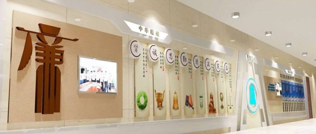 企業文化墻展板制作黨建文化長廊背景墻設計制作