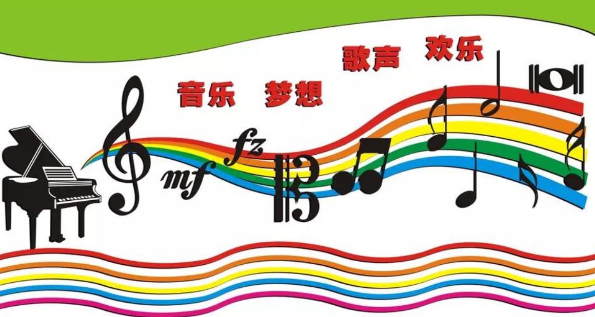立體幼兒園校園文化墻裝飾貼紙音樂教室標語