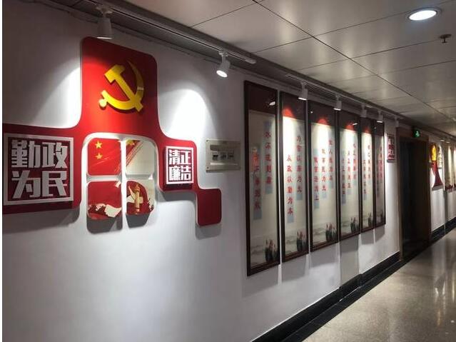 機關黨建宣傳文化墻制作效果圖