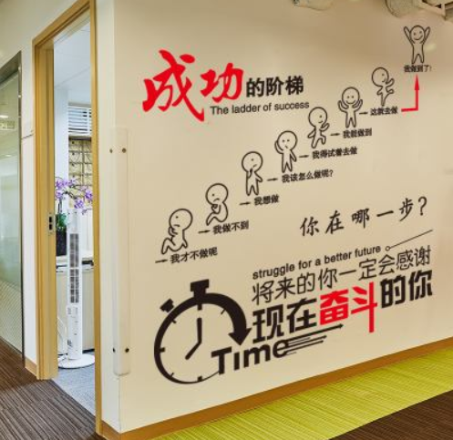 創(chuàng)意勵(lì)志貼紙墻貼企業(yè)辦公室文化墻教室標(biāo)語貼畫墻