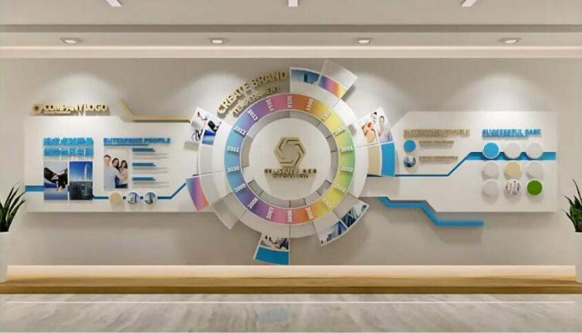 公司企業(yè)文化墻制作效果圖