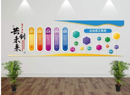 企業(yè)走廊通道文化墻布置設計創(chuàng)意時間軸校園文化長廊