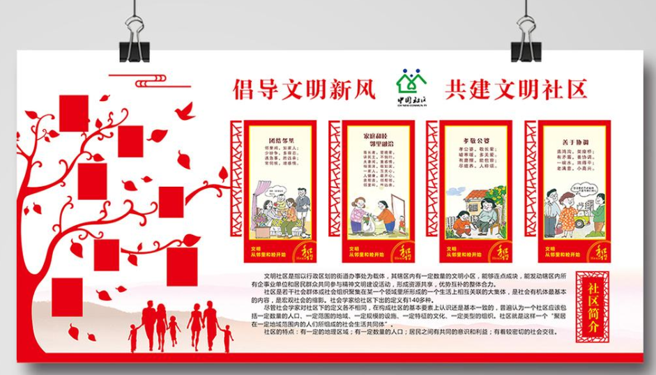 古典邊框雕刻社區文化古典展板走廊文化